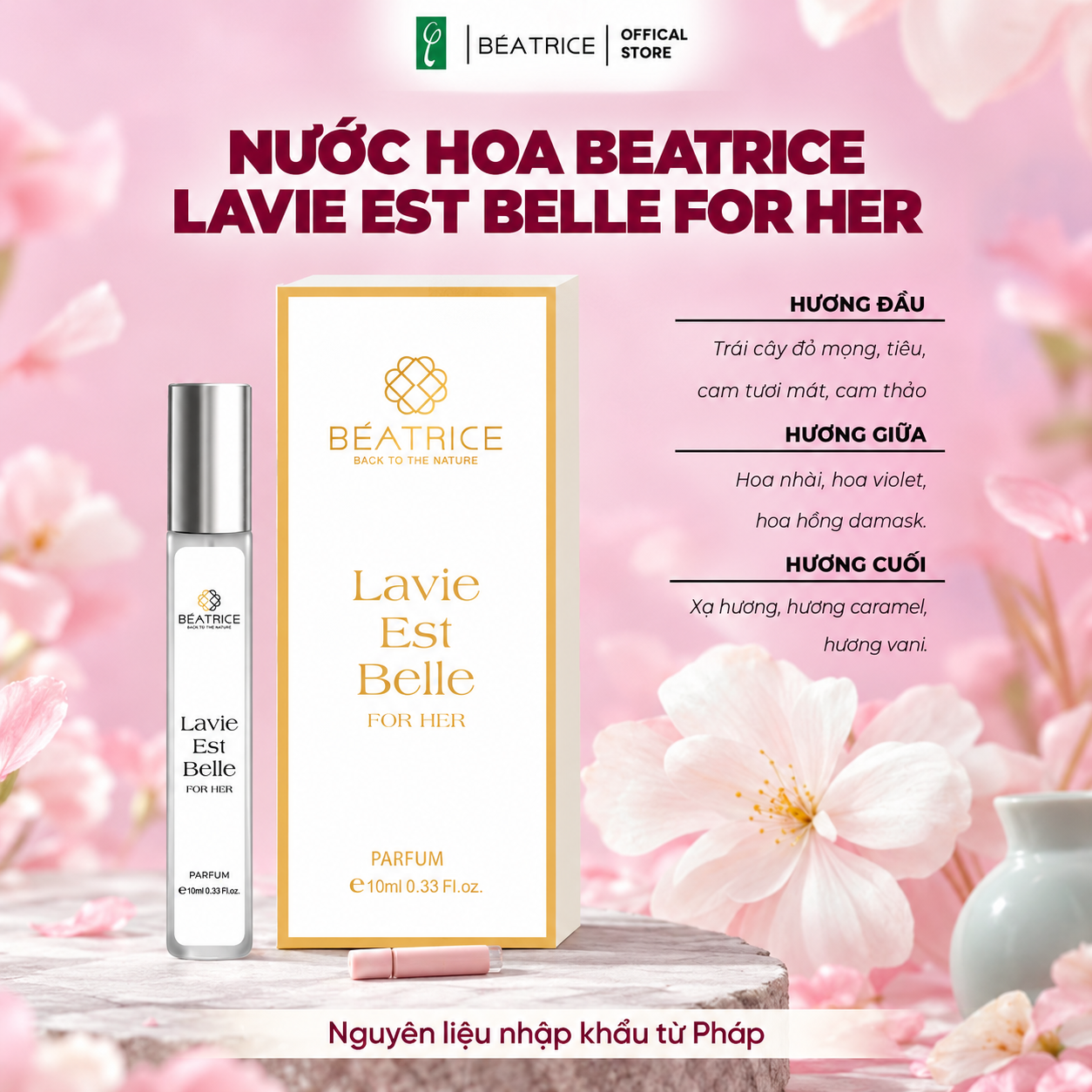 Nước hoa Beatrice Lavie Est Belle For Her